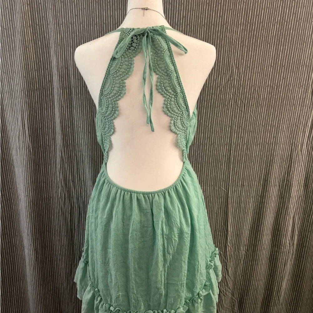 Teal boho dress - Picture 4 of 4